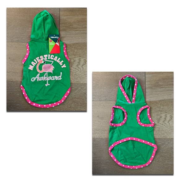 NWT Vibrant Life "Majestically Awkward" Dog Hoodie Size Small Dogs up to 20 lbs - Picture 9 of 16